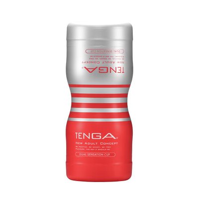 EAN 4570030972470 - Tenga Dual Sensation Cup Masturbador masculino Rojo, Plata Elastómero termoplástico (TPE) imagen 1