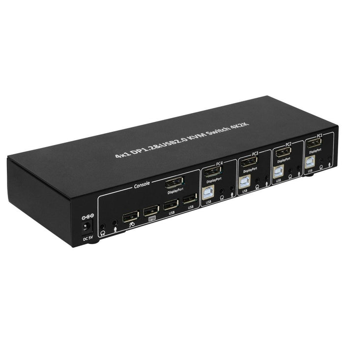 EAN 8051128101935 - Techly IDATA DP-KVM4 interruptor KVM Montaje en rack Negro imagen 4