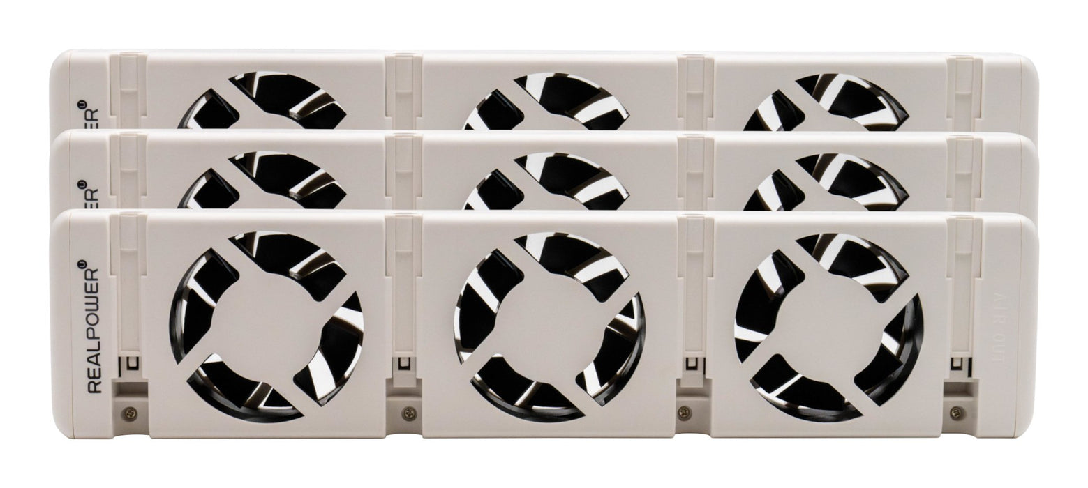 EAN 4040895012838 - RealPower HL-3 Interior Blanco Ventilador eléctrico imagen 1