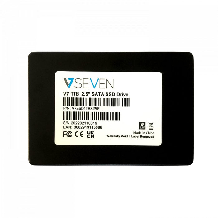 EAN 662919115116 - V7 V7SSD1TBS25E unidad de estado sólido 1 TB 2.5" Serial ATA III imagen 1