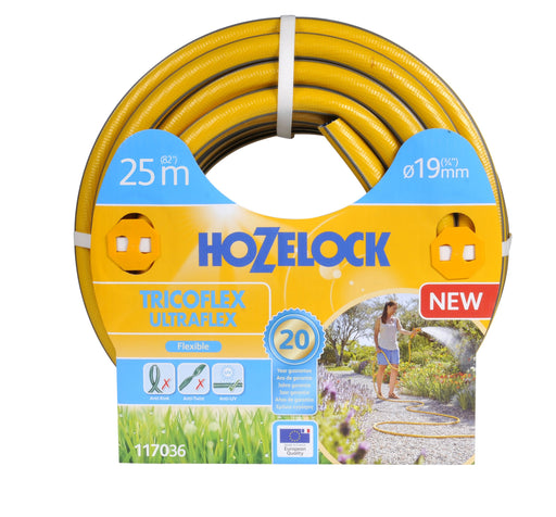 EAN 3506111170368 - Hozelock 117036 manguera de jardín 25 m PVC Amarillo imagen 1