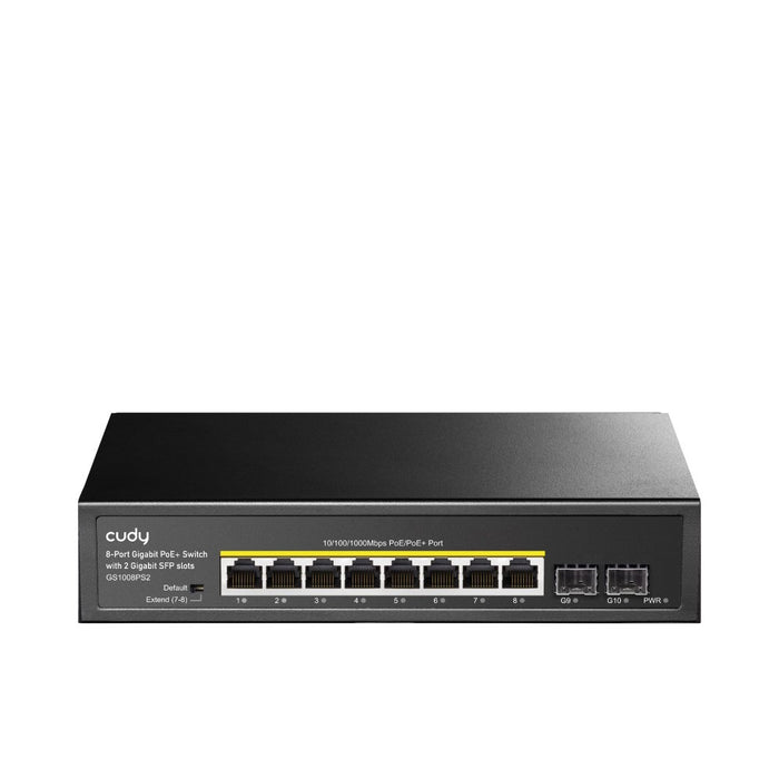 EAN 6971690792039 - Cudy GS1008PS2 switch No administrado Gigabit Ethernet (10/100/1000) Energía sobre Ethernet (PoE) Negro imagen 1