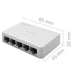 EAN 5901878522470 - Qoltec 52247 switch No administrado Blanco imagen 3