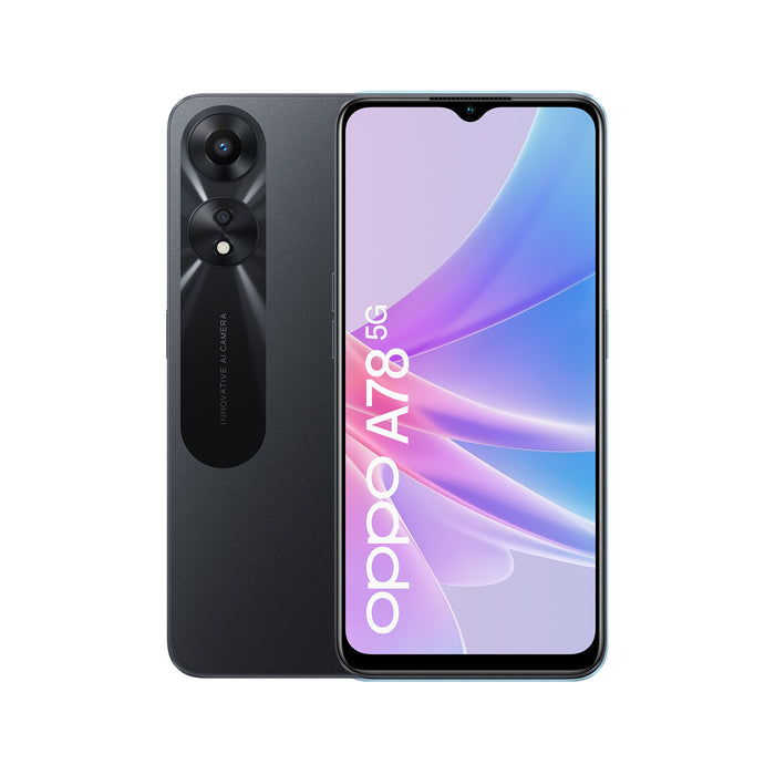 EAN 6932169326254 - OPPO A78 5G 16,7 cm (6.56") SIM doble Android 13 USB Tipo C 4 GB 128 GB 5000 mAh Negro imagen 1