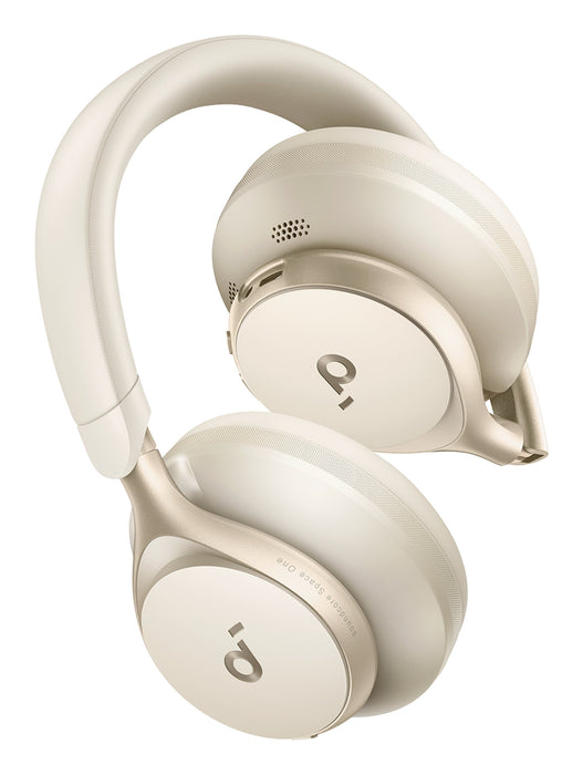EAN 0194644138615 - Soundcore Space One Auriculares Inalámbrico y alámbrico Diadema Llamadas/Música Bluetooth Crema de color imagen 4
