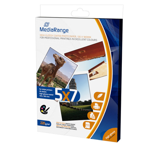 EAN 4260283119035 - MediaRange MRINK114 papel fotográfico Blanco Brillo imagen 1