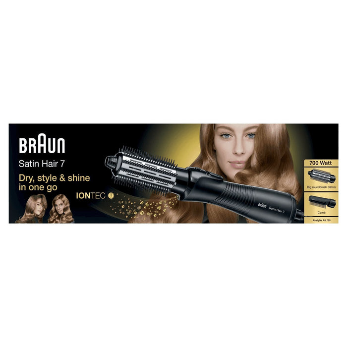 EAN 3030050182415 - Braun Satin Hair 7 AS720 Cepillo de aire caliente Caliente Negro 700 W 2 m imagen 5