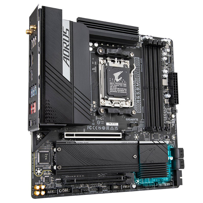 EAN 4719331849399 - GIGABYTE B650M AORUS ELITE AX placa base AMD B650 Zócalo AM5 micro ATX imagen 3