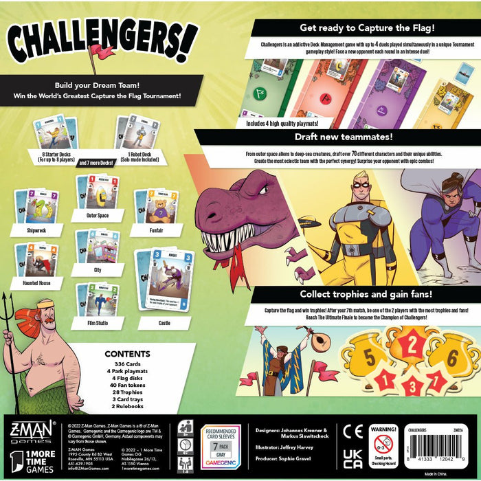 EAN 0841333121211 - Asmodee Challengers! Challengers! 45 min Juego De Cartas Intercambio de cartas imagen 6