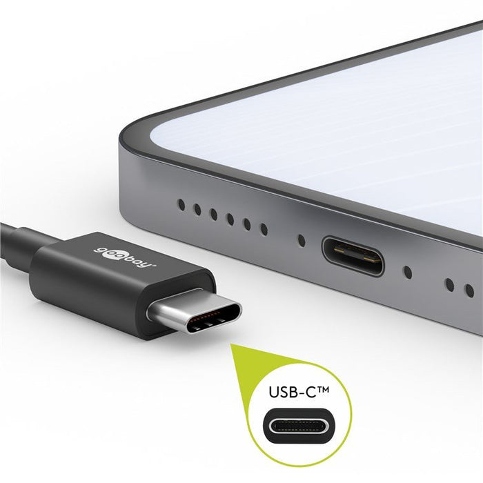 EAN 4040849493034 - Goobay 49303 cable USB USB 2.0 2 m USB C Gris, Plata imagen 5