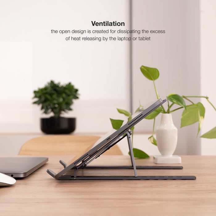 EAN 8433281012738 - TooQ TQLRS0033-AL-G soporte para ordenador portátil Soporte para ordenador portátil y tableta 38,1 cm (15 imagen 8