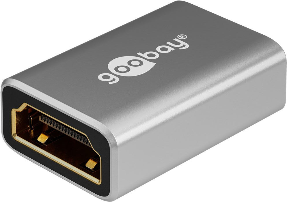 EAN 4040849720086 - Goobay 72008 adaptador de cable de vídeo HDMI tipo A (Estándar) Negro, Plata imagen 2