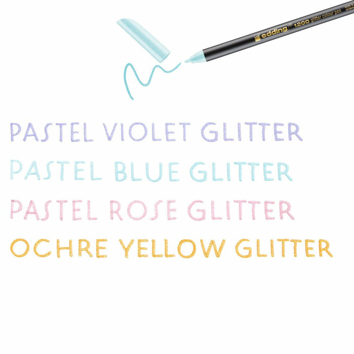 EAN 4057305059994 - Edding 4-1200-4-3 rotulador Azul, Rosa, Violeta, Amarillo 1 pieza(s) imagen 2