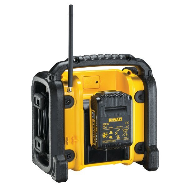 EAN 5035048459256 - DeWALT DCR020-QW radio Portátil Digital Negro, Amarillo imagen 3
