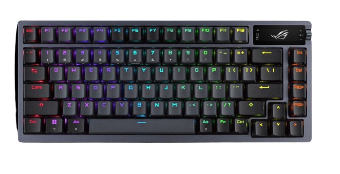 EAN 4711081875369 - ASUS Azoth teclado Juego USB + RF Wireless + Bluetooth QWERTY Inglés Metálico imagen 10