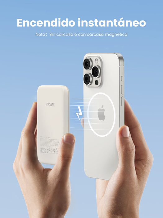 EAN 6941876222070 - Ugreen 25207 batería externa 5000 mAh Cargador inalámbrico Negro imagen 23