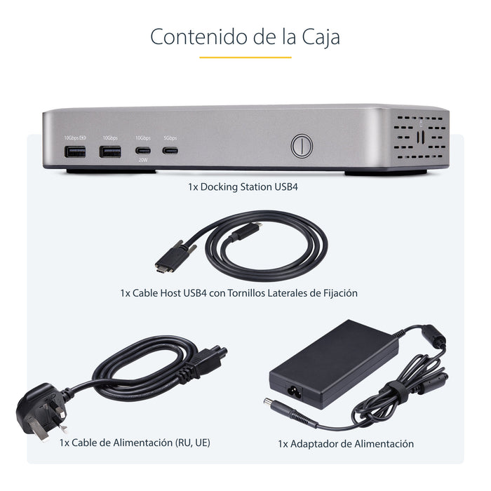 EAN 0065030902878 - StarTech.com 155UE-USB4-DOCK base para portátil y replicador de puertos Alámbrico Plata imagen 18