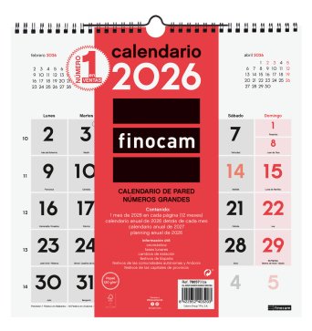EAN 8422952403203 - Finocam 780570026 calendario imagen 1