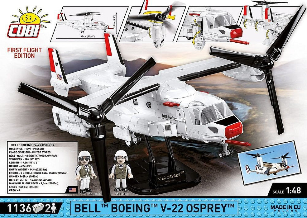 EAN 5902251058357 - COBI Bell-Boeing V-22 Osprey First Flight Edition imagen 9