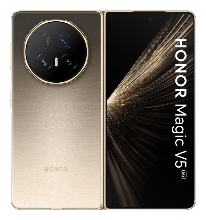 EAN 6936520873548 - Honor MAGIC V5 20,2 cm (7.95") MagicOS 9.0.1 5G USB Tipo C 16 GB 512 GB 5820 mAh Oro imagen 1