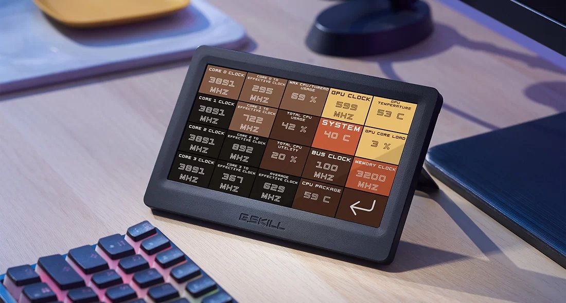 EAN 4713294234735 - G.Skill GD-A7PCCSK-WGD pantalla de señalización 17,8 cm (7") LED 300 cd / m² Pantalla táctil imagen 4