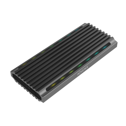 EAN 8436574706369 - AISENS ASM2-RGB011GR caja para disco duro externo Caja externa para unidad de estado sólido (SSD) imagen 1