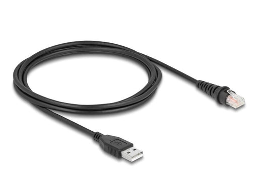EAN 4043619906116 - DeLOCK 90611 adaptador de cable de vídeo RJ-45 USB tipo A Negro imagen 2
