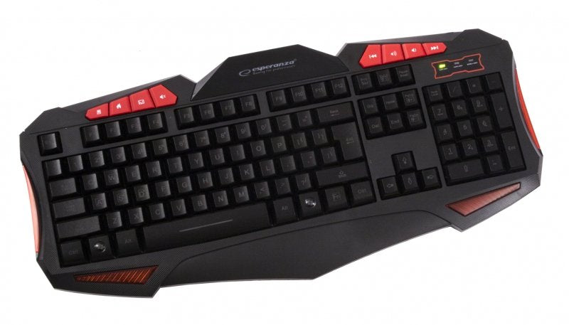 EAN 5901299938607 - Esperanza EGK3000 teclado Ratón incluido Juego USB QWERTY Inglés del Reino Unido Negro, Rojo imagen 4
