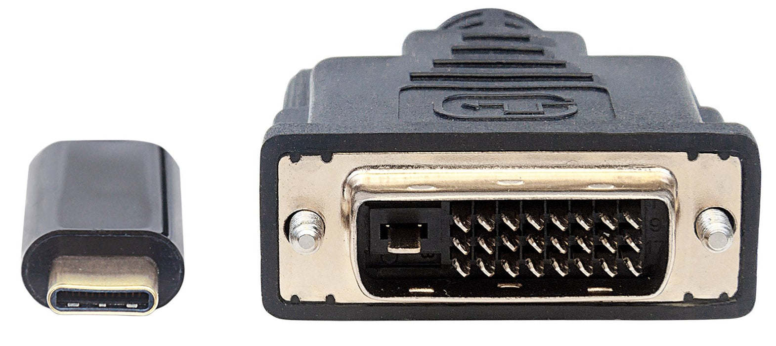EAN 0766623152457 - Manhattan 152457 adaptador de cable de vídeo 2 m USB Tipo C DVI Negro imagen 3