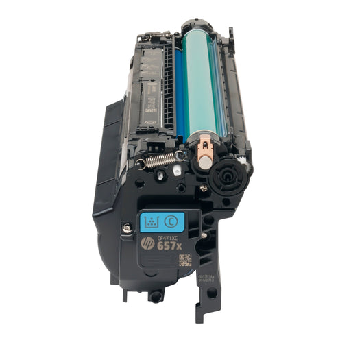 EAN 0889894325501 - HP 657X High Yield Cyan Original LaserJet Toner Cartridge cartucho de tóner 1 pieza(s) imagen 1