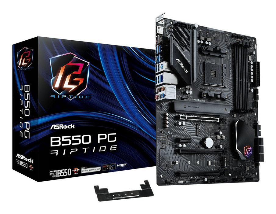 EAN 4710483935190 - Asrock B550 PG Riptide AMD B550 Zócalo AM4 ATX imagen 1