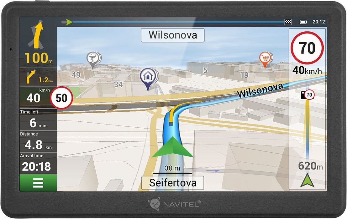 EAN 8594181740395 - Navitel MS700 navegador Fijo 17,8 cm (7") TFT Pantalla táctil Negro imagen 1