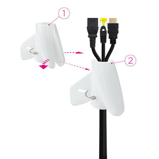 EAN 8433281012431 - Nanocable 10.36.0001-W pasacables 2,5 cm imagen 2