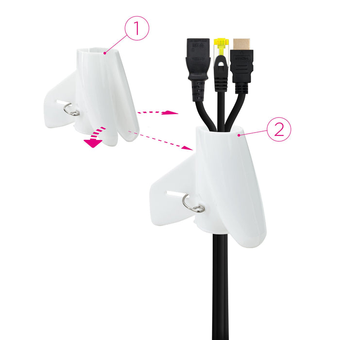 EAN 8433281012448 - Nanocable 10.36.0002-W pasacables 2,5 cm imagen 2