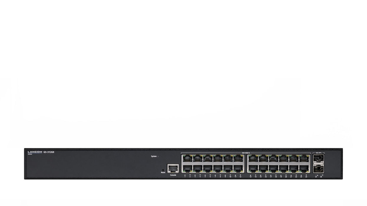 EAN 4044144618475 - LANCOM GS-3126X Gestionado L3 Gigabit Ethernet (10/100/1000) 1U Negro imagen 1