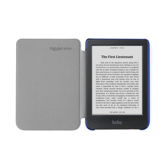 EAN 0681495009534 - Rakuten Kobo Basic SleepCover funda para libro electrónico 15,2 cm (6") Folio Azul imagen 2