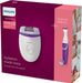 EAN 8710103905707 - Philips Satinelle Essential BRP505/00 depiladora Violeta, Blanco imagen 2