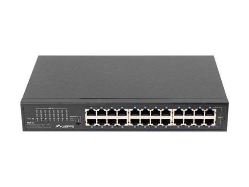 EAN 5901969429022 - Lanberg RSGE-24 switch No administrado Gigabit Ethernet (10/100/1000) 1U Negro imagen 1