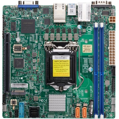 EAN 672042461622 - Supermicro MBD-X12STL-IF LGA 1200 (Socket H5) mini ITX imagen 1