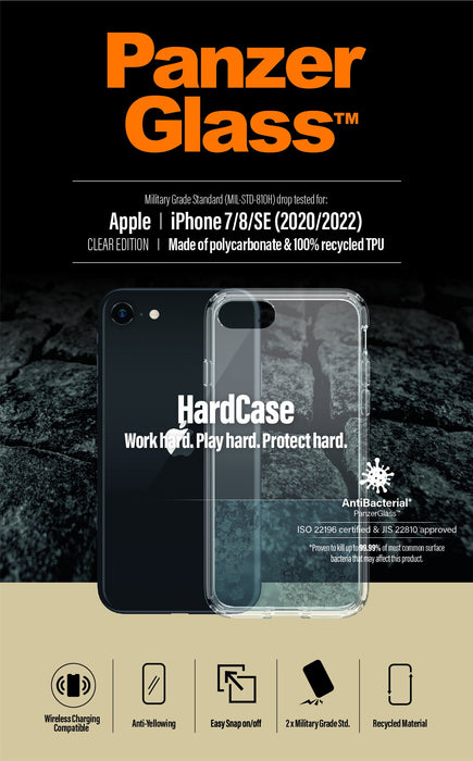 EAN 5711724003776 - PanzerGlass ® HardCase iPhone SE (2020/2022) | 7 | 8 funda para teléfono móvil Transparente imagen 9