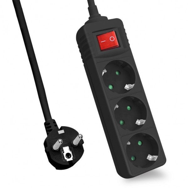 EAN 4005938628032 - Helos 262803 base múltiple 1,5 m 6 salidas AC Interior Negro imagen 1