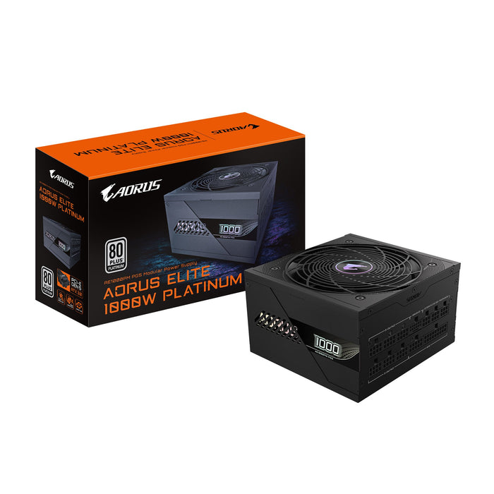 EAN 4719331554569 - GIGABYTE AORUS ELITE P1000W unidad de fuente de alimentación 1000 W 20+4 pin ATX ATX Negro imagen 1