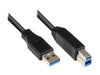 EAN 4014619674046 - Alcasa 2710-S002 cable USB USB 3.2 Gen 1 (3.1 Gen 1) 0,2 m USB A USB B Negro imagen 1