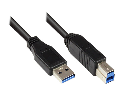 EAN 4014619674046 - Alcasa 2710-S002 cable USB USB 3.2 Gen 1 (3.1 Gen 1) 0,2 m USB A USB B Negro imagen 1