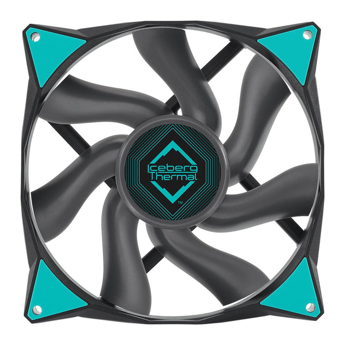 EAN 1230000071086 - Iceberg Thermal IceGALE Carcasa del ordenador Ventilador 14 cm Negro 1 pieza(s) imagen 1