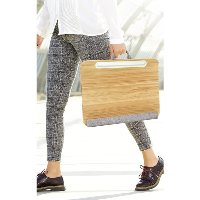 EAN 8059018366594 - Techly ICA-TBL 102 soporte para ordenador portátil Gris, De madera imagen 9