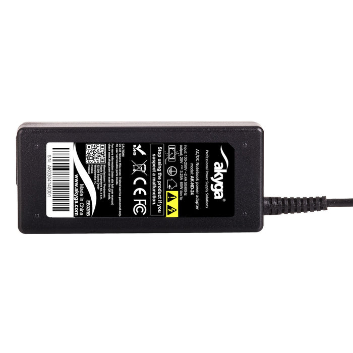 EAN 5901720131676 - Akyga AK-ND-24 adaptador e inversor de corriente Interior 65 W Negro imagen 6