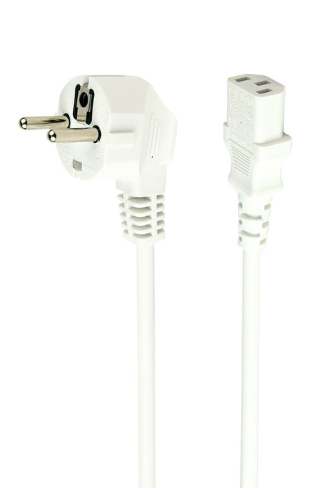 EAN 8716309026666 - Gembird PC-186W-VDE cable de transmisión Blanco 1,8 m CEE7/4 imagen 2