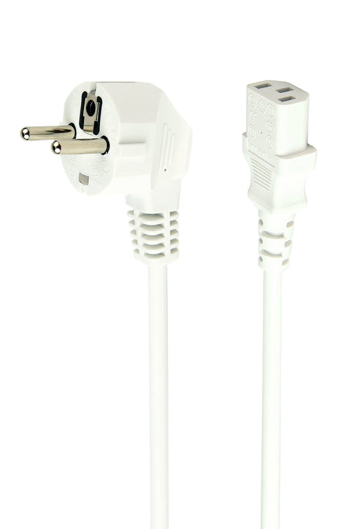 EAN 8716309026666 - Gembird PC-186W-VDE cable de transmisión Blanco 1,8 m CEE7/4 imagen 2