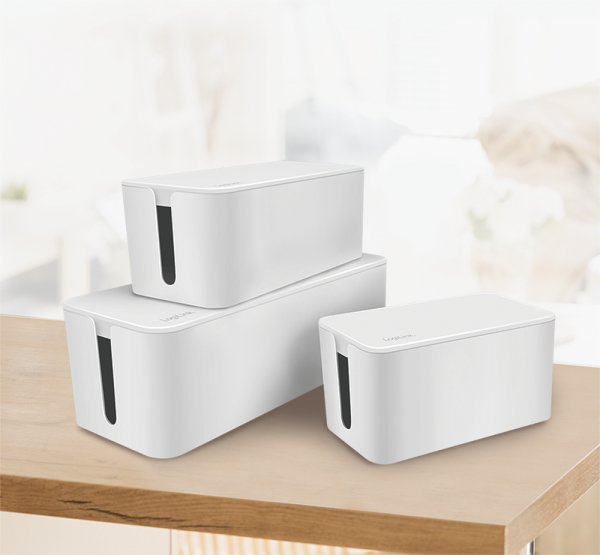 EAN 4052792067422 - LogiLink KAB0078 organizador de cables Universal Caja de cables Blanco 3 pieza(s) imagen 8
